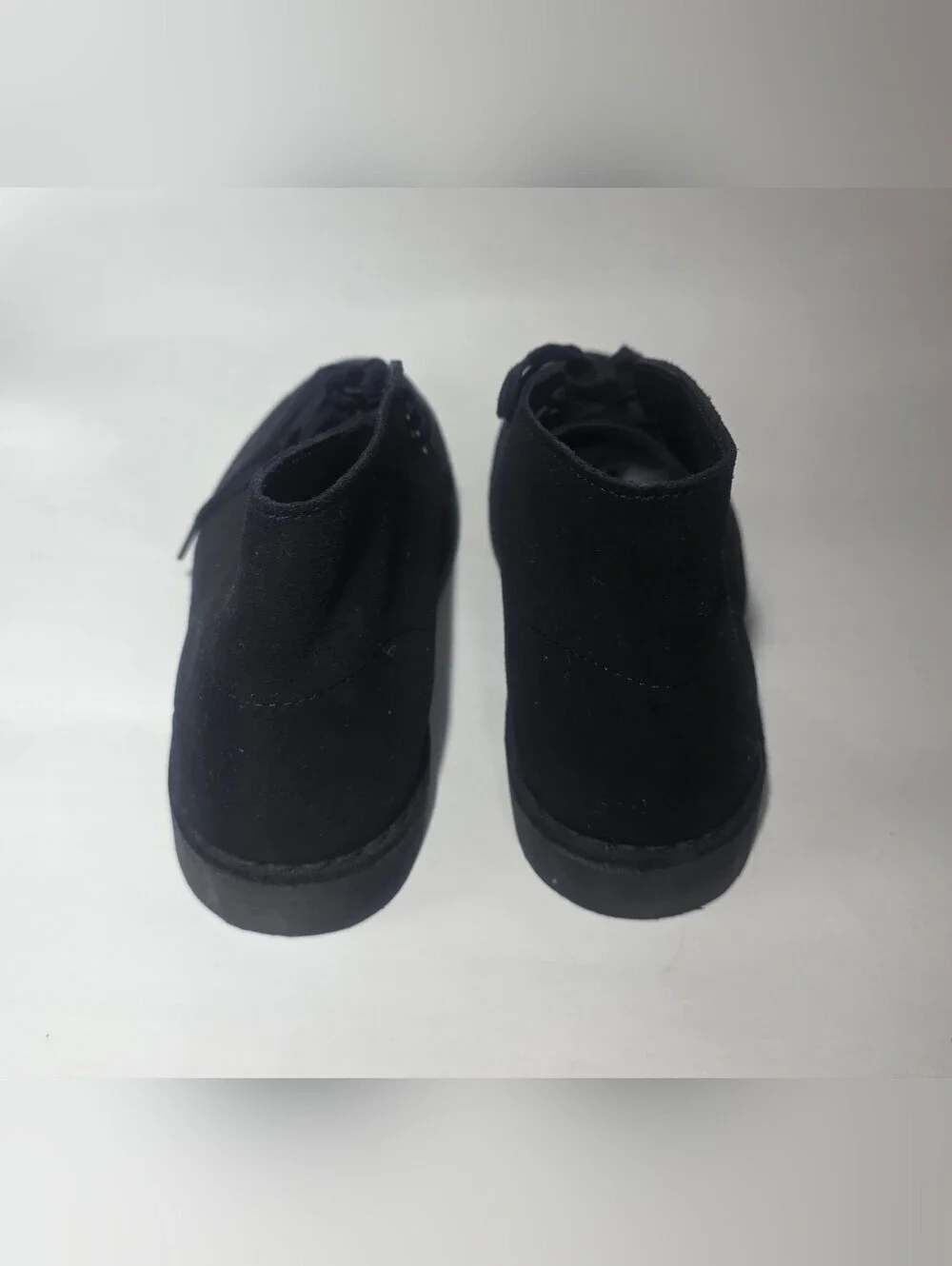 Clarks Desert Boot Black Suede Chukka Lace Up Women’s Size 8.5